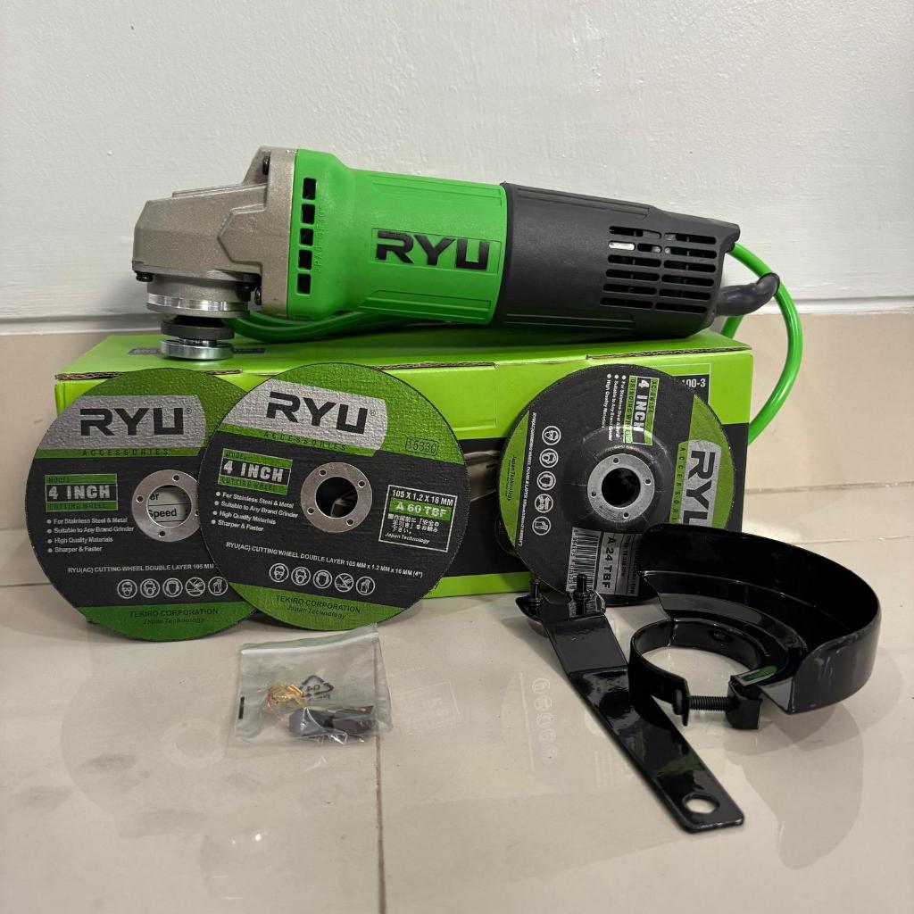 Jual GARANSI!! Mesin Gerinda Tangan Ryu / Angle Grinder Gurinda TEKIRO ...