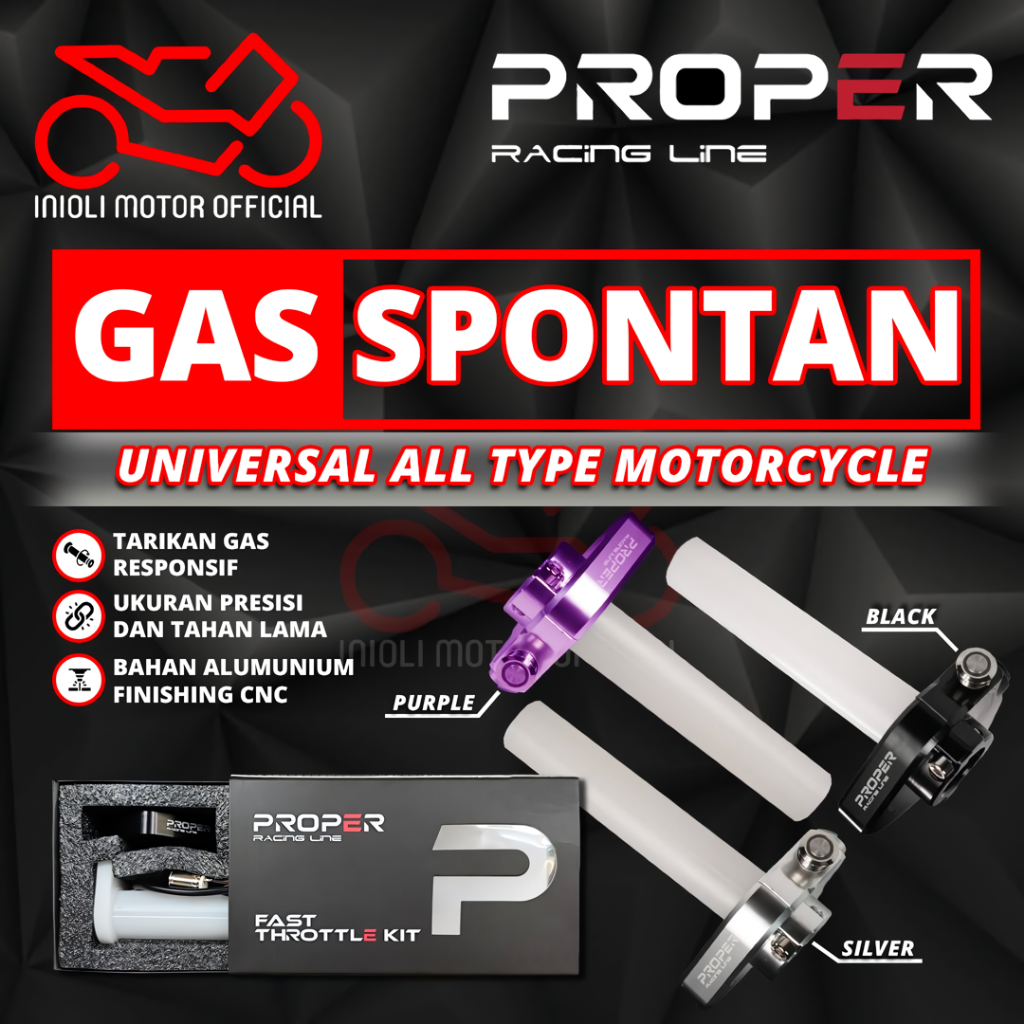 Jual GAS SPONTAN PROPER RACING LINE BEAT SCOOPY VARIO PCX ADV GENIO ...