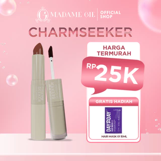 [GRATIS HADIAH] Madame Gie Charmseeker 2in1 Ombre - Make Up Lipstick Lip Matte Cream Soft Matte Finish Superstay