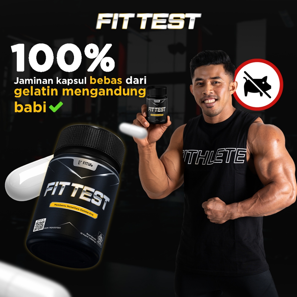 Jual FITLIFE FITTEST 60 Kapsul 600mg Testobooster BPOM & HALAL FIT TEST ...