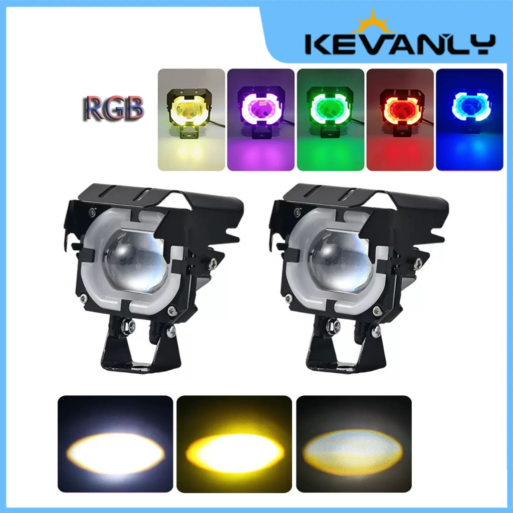 Jual KEVANLY V9 Lampu Depan LED Sepeda Motor dengan Sorot Laser Sorot ...
