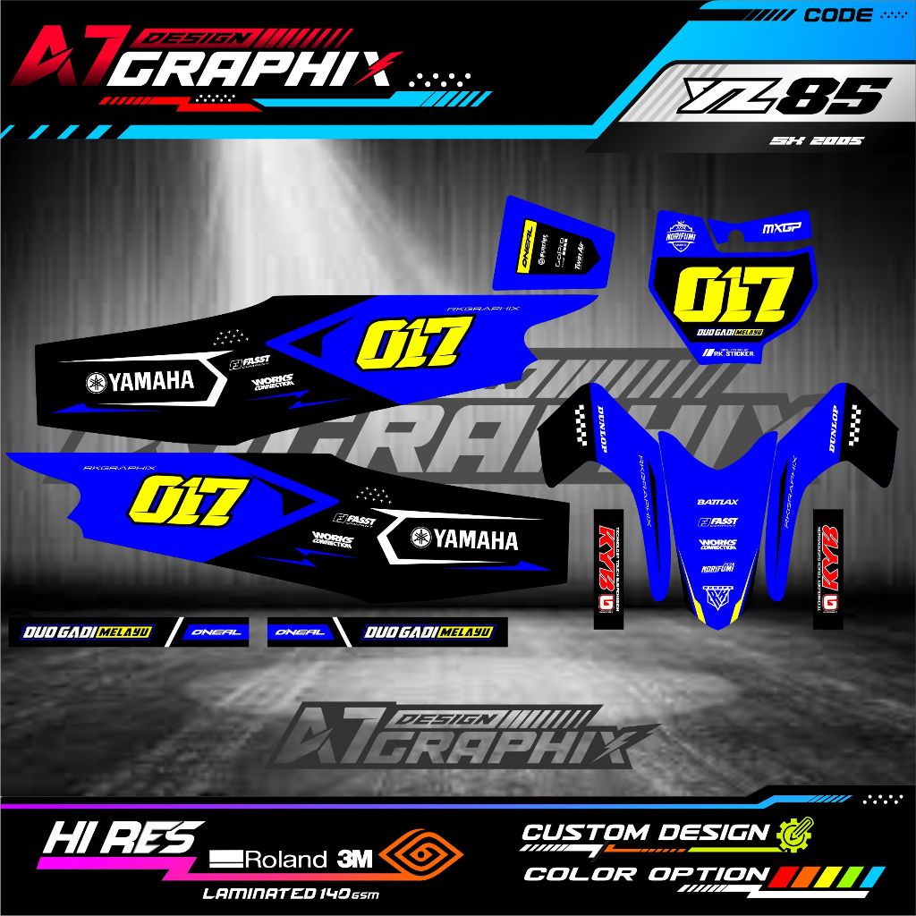 Jual DECAL STIKER RBT VEGA NEW/VEGA OLD/FIZR/JUPITER/REVO/BLADE/SUPRA ...