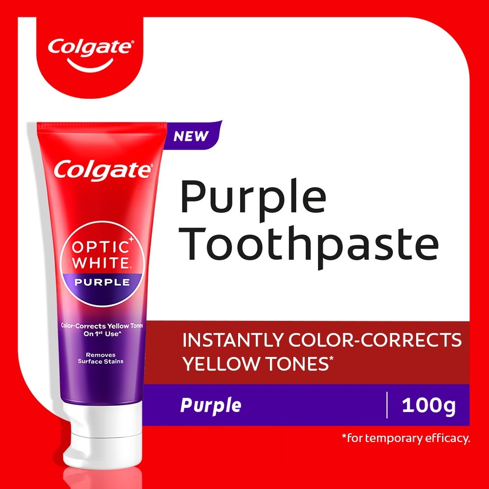 Jual [READY STOCK] Colgate Optic White Purple Toothpaste (100 gr ...