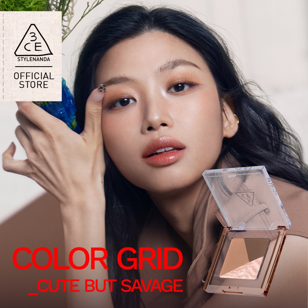 Jual 3CE Color Grid Eyeshadow Palette - Multi Finish Matte Glitter ...