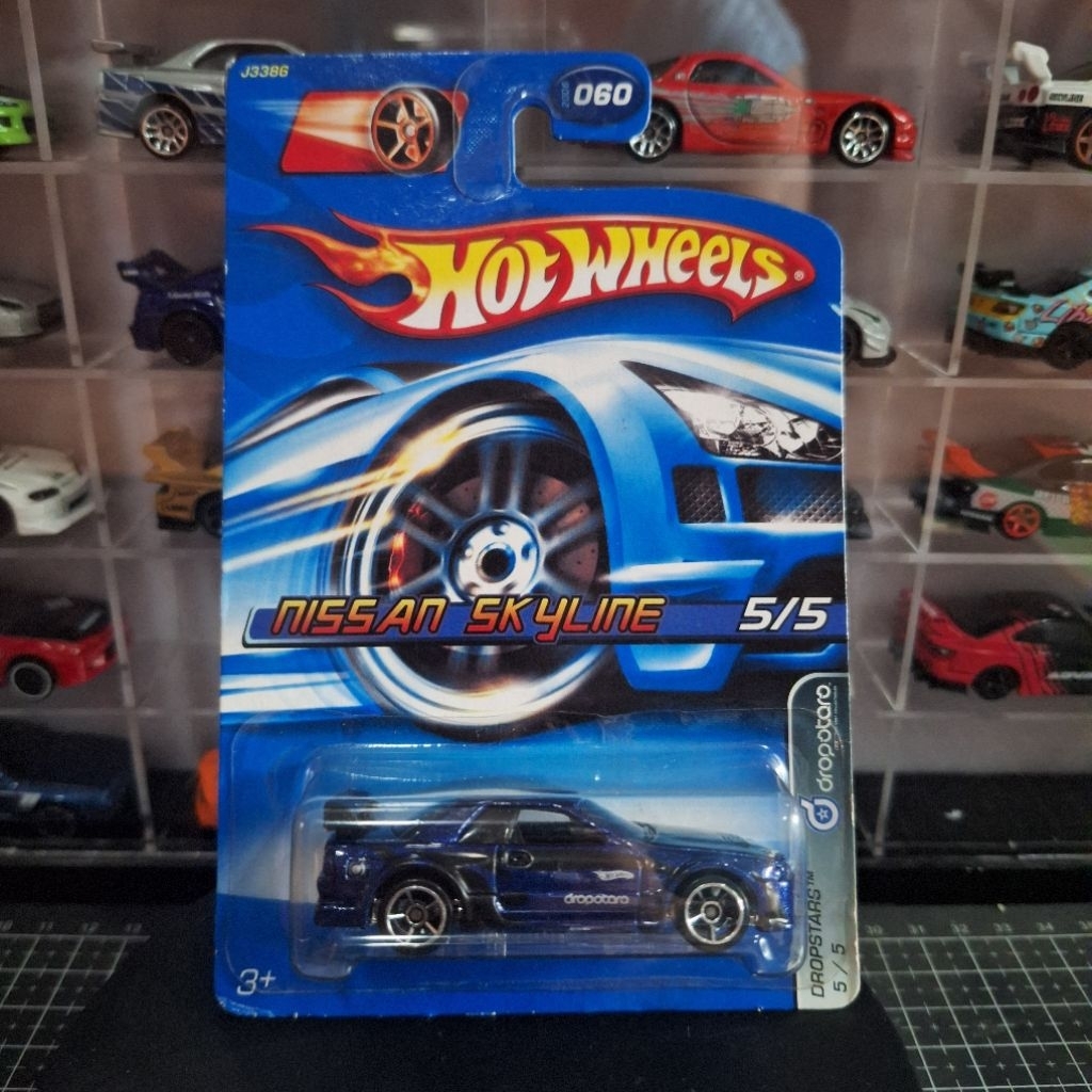 Jual Hotwheels Nissan Skyline R32 Bluecard Dropstars Hot Wheels ...
