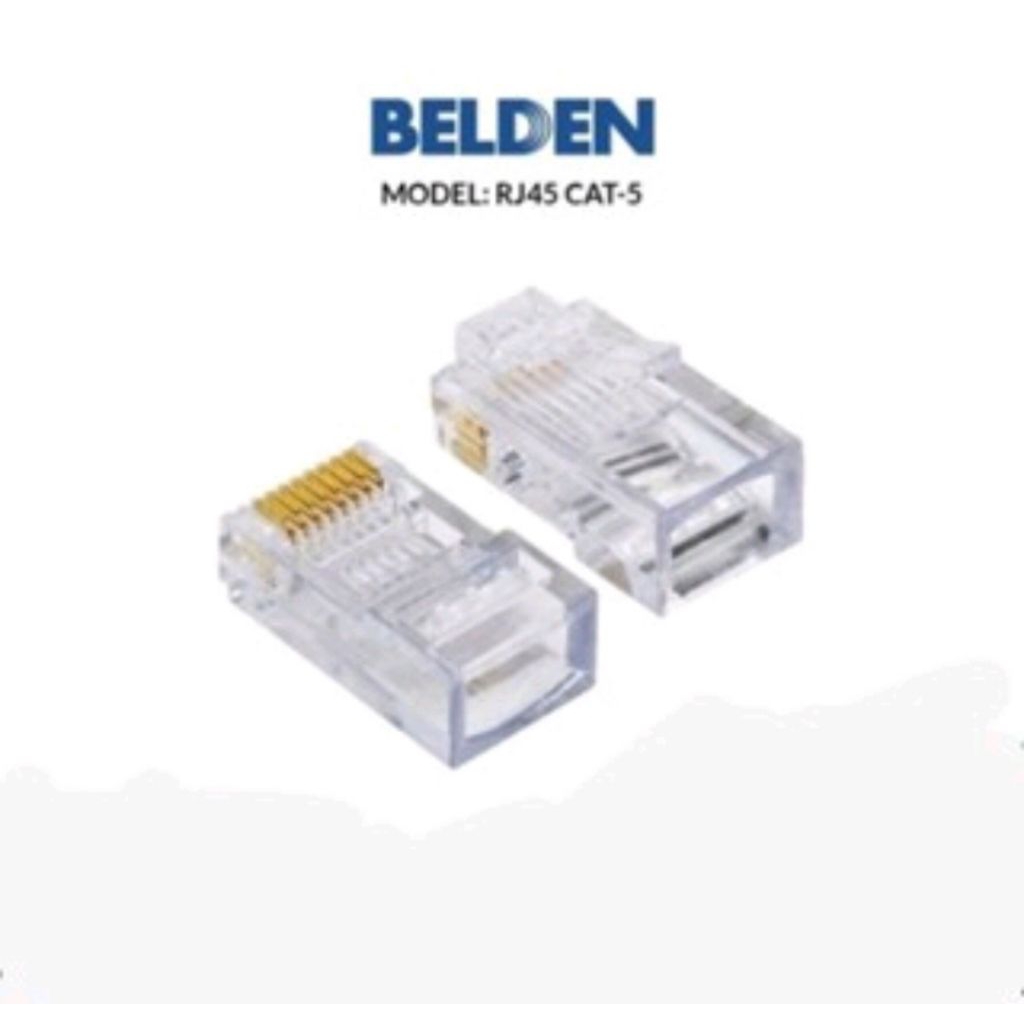 Jual Konektor rj45 cat6 Belden /Konektor rj45 cat5 belden original ...