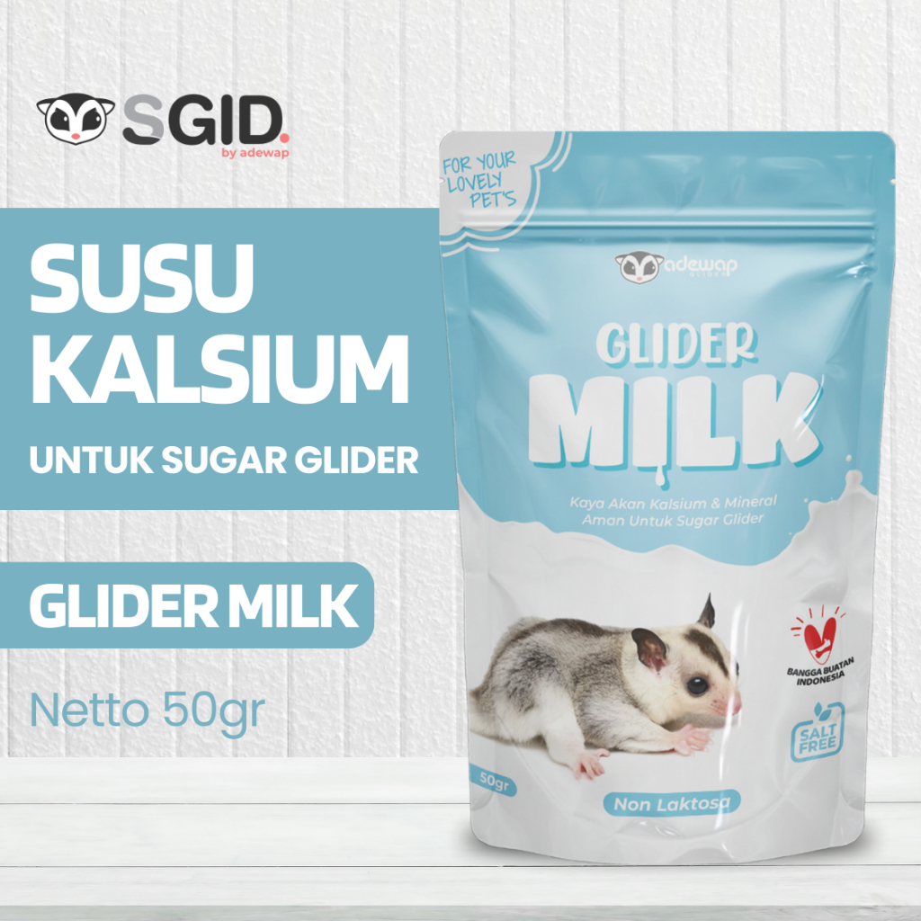 Jual Glider Milk 50 Gram / Susu Sugar Glider / Nutrisi Vitamin Hewan SG ...