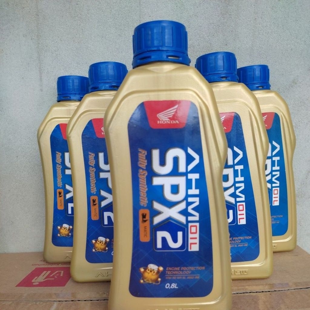 Jual OIL AHM SPX2 10-30 0,8L MATIC PAKET 5 BOTOL | Shopee Indonesia