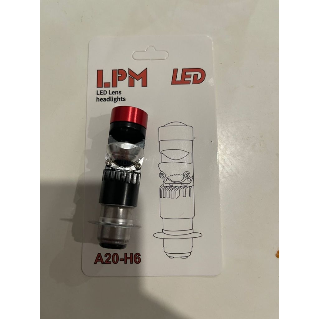 Lampu Utama LED H6 IDM Model Cahaya Mini Biled flat Cut - Di Jamin Terang putih kuning pnp matic dan bebek