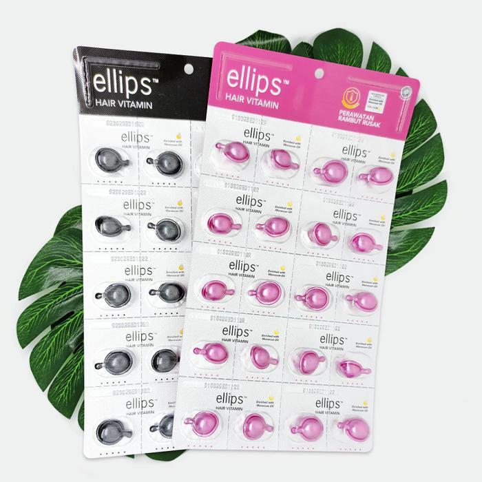 Jual ELLIPS Hair Vitamin isi 20 Capsules | Elips Perawatan Rambut Hitam ...