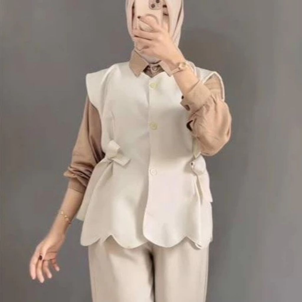 Jual Rompi Wanita Cheris Vest Tali Pinggang | Shopee Indonesia
