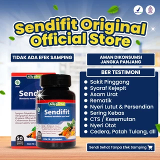 Sendifit Original Obat Saraf Kejepit Nyeri Sendi Nyeri Otot Asam Urat Rematik Kebas Kesemutan Sakit Kaki Sakit Paha Sakit Lutut Sakit Pinggang Sakit Leher Kaku Pegal Linu Tulang Osteoporosit Patah Tulang Obat Herbal