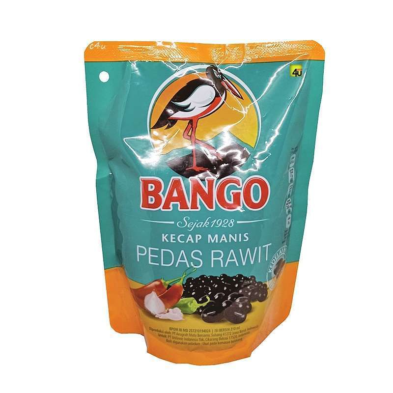 Jual Kecap Manis Cap Bango Pedas Rawit 210 gram Pouch | Shopee Indonesia