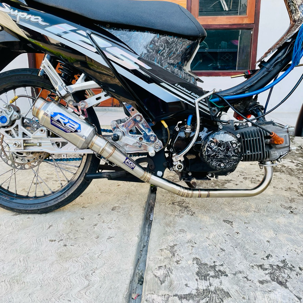 Jual Knalpot Kompetisi Roadrace Spek MP2 ,MP4 125cc -200cc Supra x125 ...