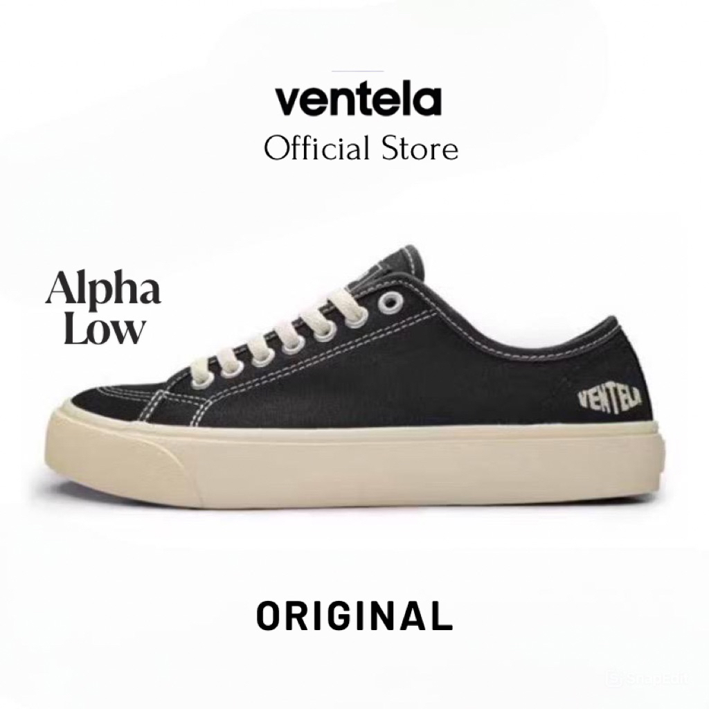 Jual Ventela Alpha Original Black Natural Low Shopee Indonesia