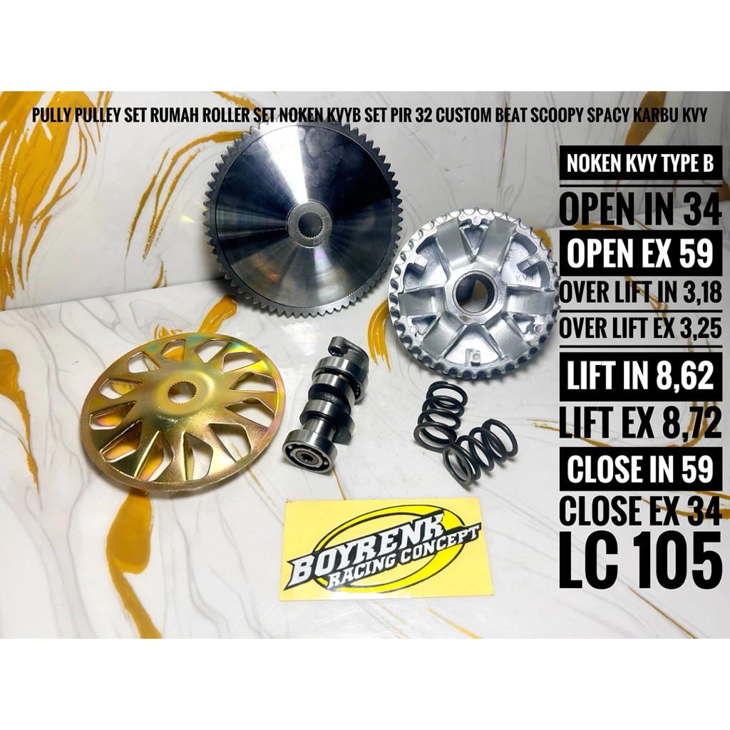 Jual PULLY PULLEY SET RUMAH ROLLER CUSTOM MIO SPORTY 5TL|5LW SUDUT ...