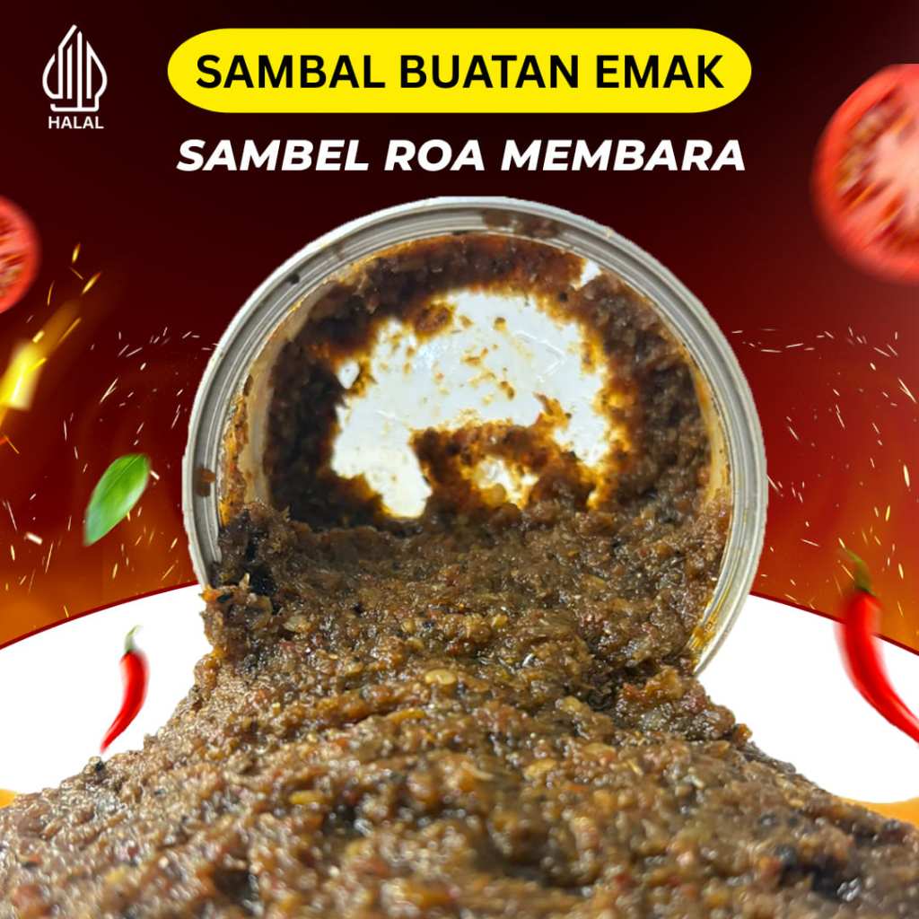 Jual BARU Sambal Spicy Asap Ikan Roa - Sambel Roa 120 Gram - Kemasan ...