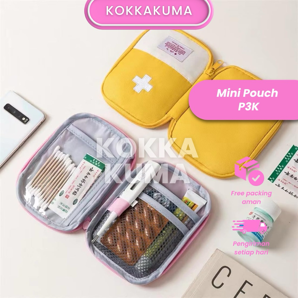 Jual ( KKM ) AB129 Tas P3k Besar Kantong Obat Travel Pouch Tempat obat ...