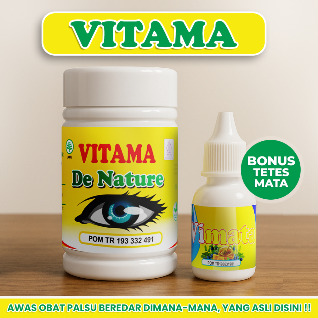 Jual Vitama Asli Original Official Store | Tetes Mata Vitama De Nature ...