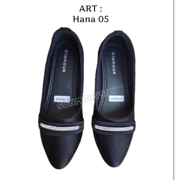 Flatshoes Wanita Hitam Elegan – Sepatu Flat Kerja Casual