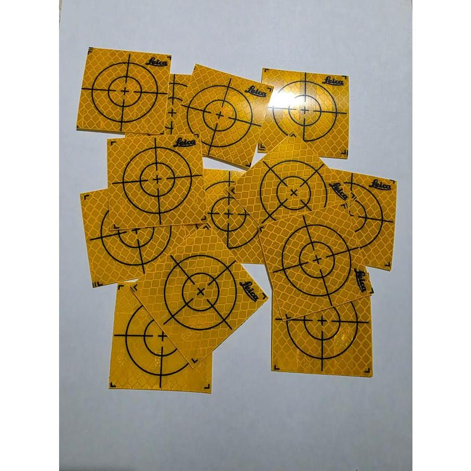 Jual Reflector Sheet Yellow 20x20mm - Survey Sticker Target Reflective ...