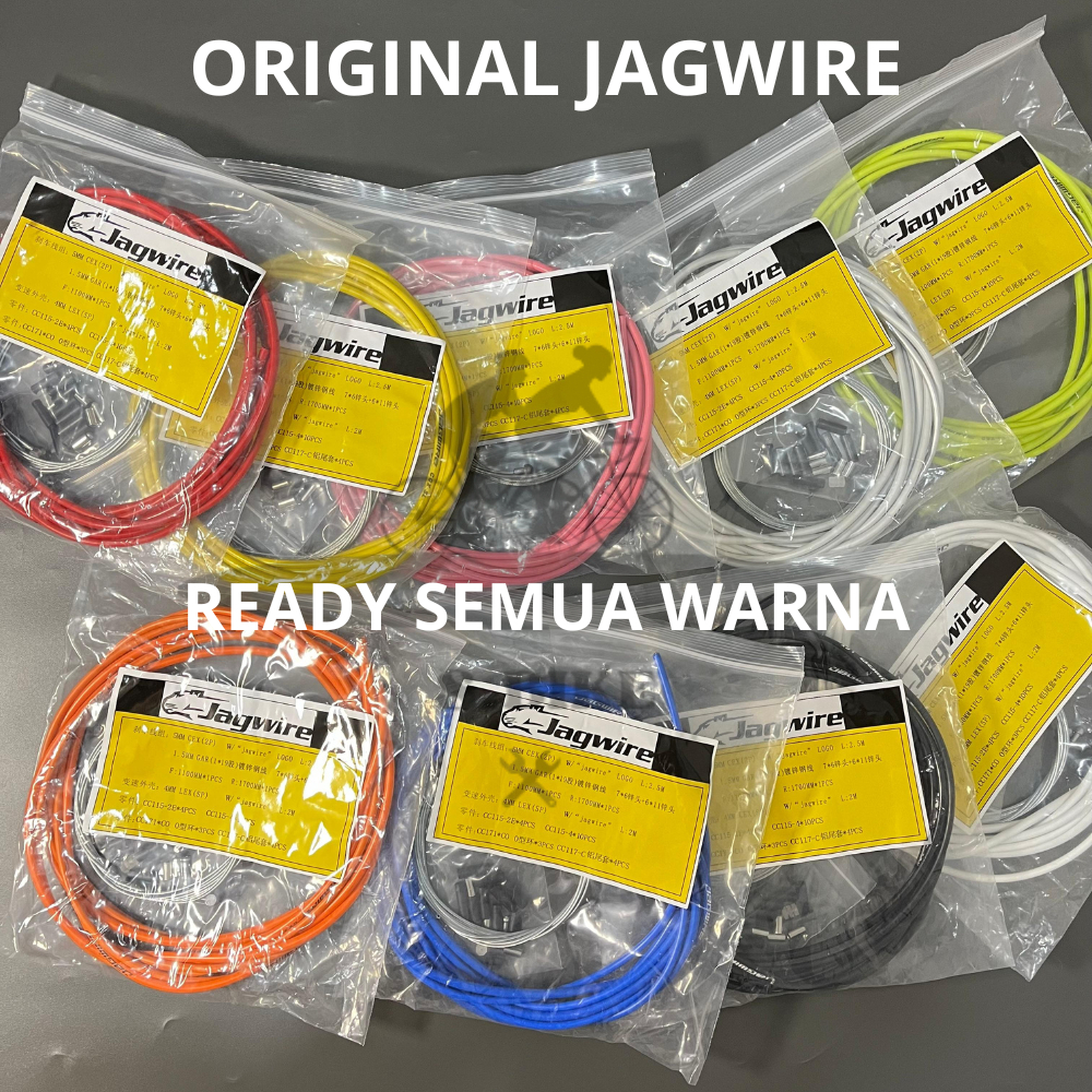 Jual [ S.BIKE ] Original Kabel Jagwire Set Kawat Rem dan Kabel Shifter ...