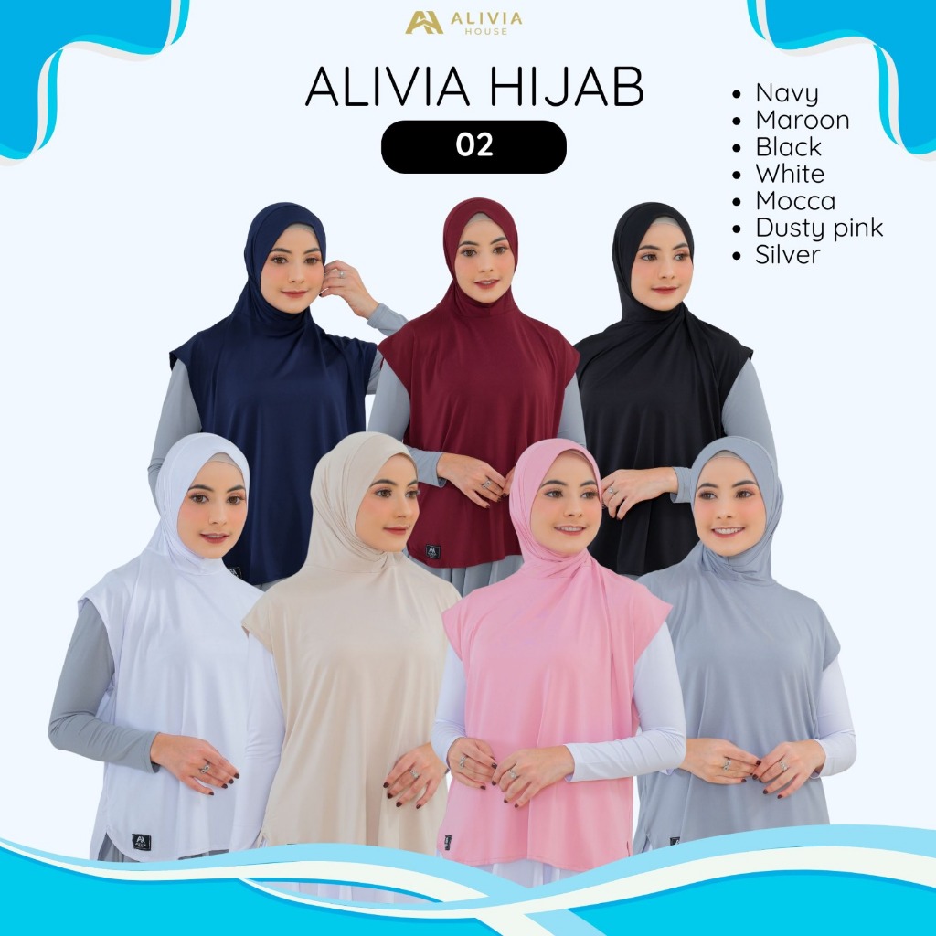 Jual Alivia House - ALIVIA HIJAB 02 Hijab Rompi Instan Vest Olahraga ...