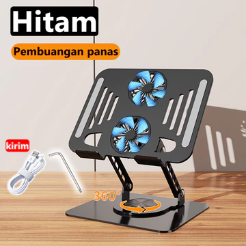 QIJIA Stand Laptop Stand Penyangga Laptop Stand Holder Lipat Adjustable Anti Slip Untuk Laptop