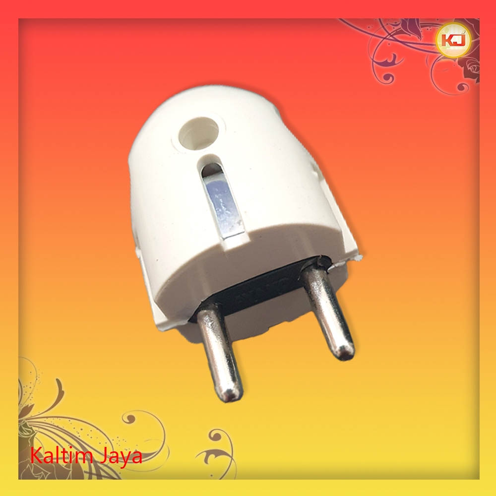 Jual Steker Arde / Plug / Colokan Listrik Putih Bulat | Shopee Indonesia