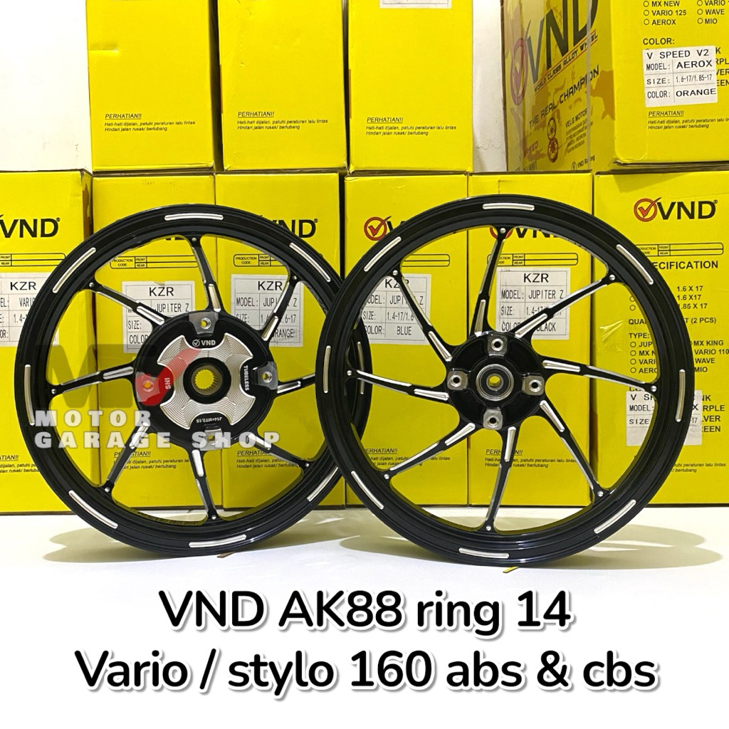 Jual Velg VND AK 88 Ring 14 vario 160 abs vario 160 cbs stylo 160 abs ...