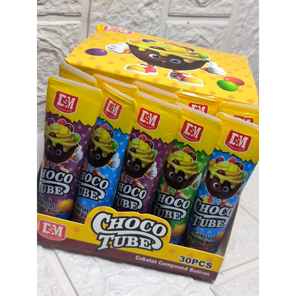 Jual DSM COKLAT COMPOUND CHOCO TUBE ISI 30 | Shopee Indonesia