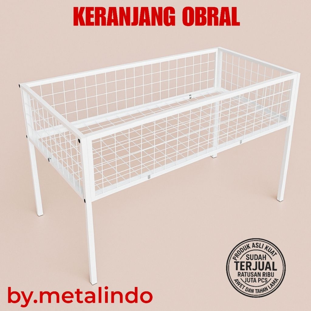 Jual Keranjang Display Obral Box Obral Besi Bongkar Pasang Keranjang ...