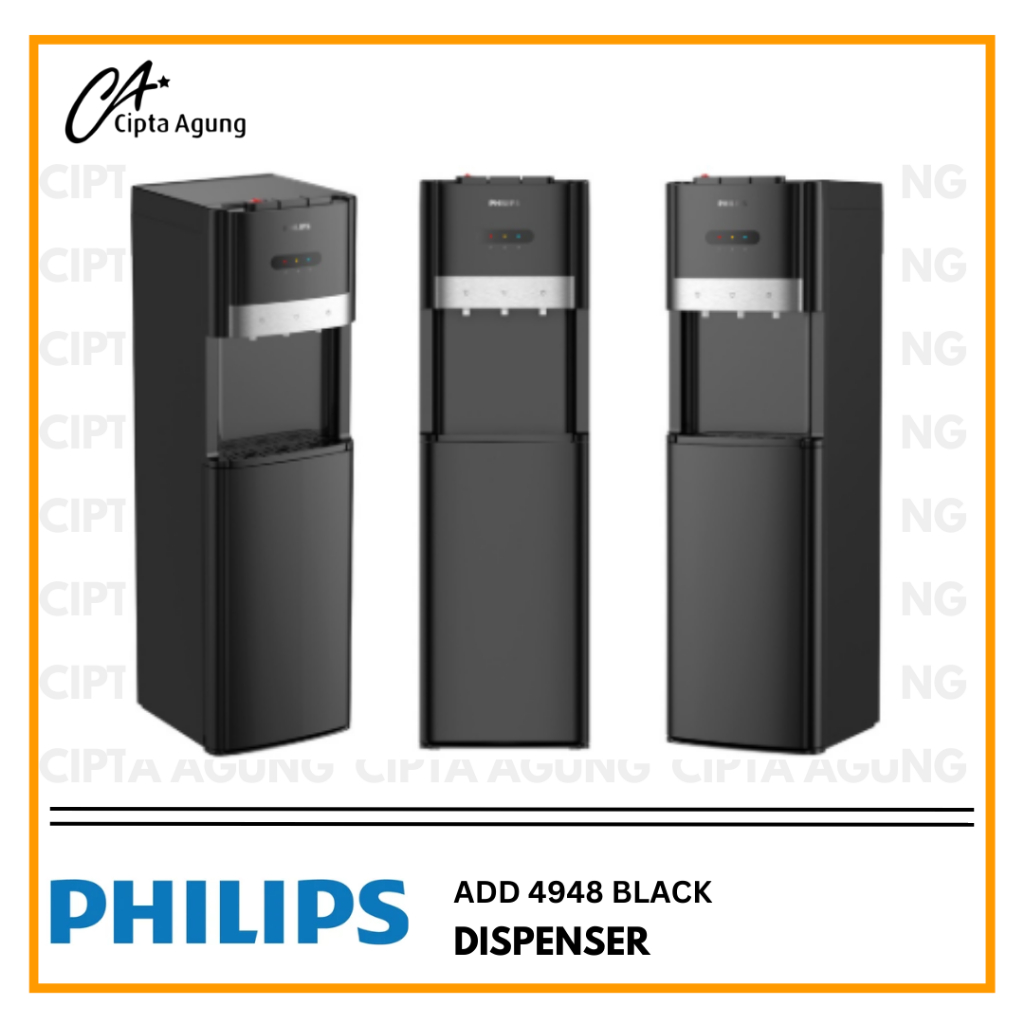 Jual PHILIPS WATER DISPENSER BOTTOM LOADING ADD4948BK / ADD 4948 BLACK ...