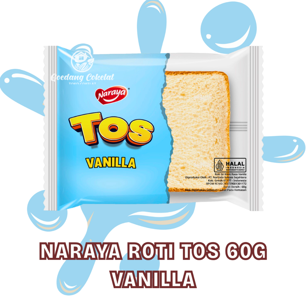 Jual YUMMY! NARAYA ROTI TOS Roti Panggang Viral Rasa Coklat, Cheese ...