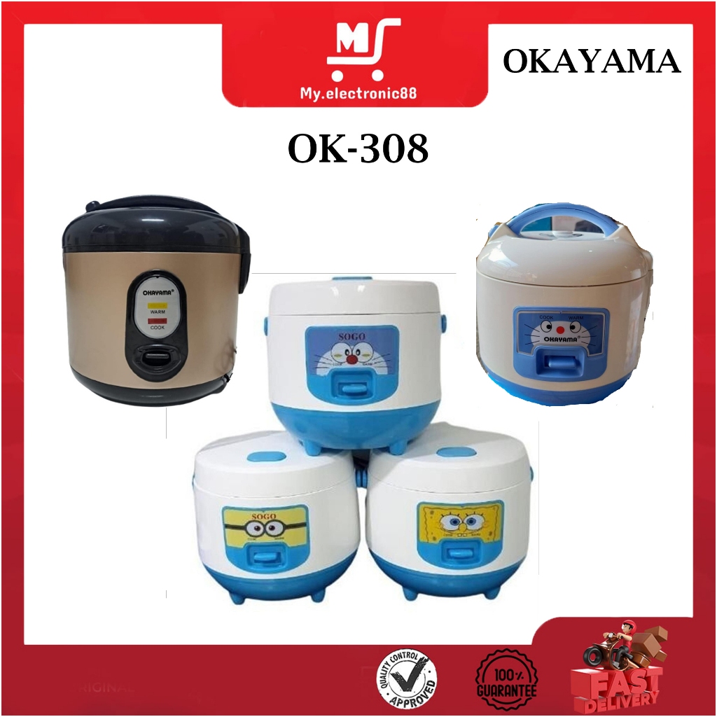 Jual OKAYAMA RICE COOKER OK-308 / OK-105 | Shopee Indonesia