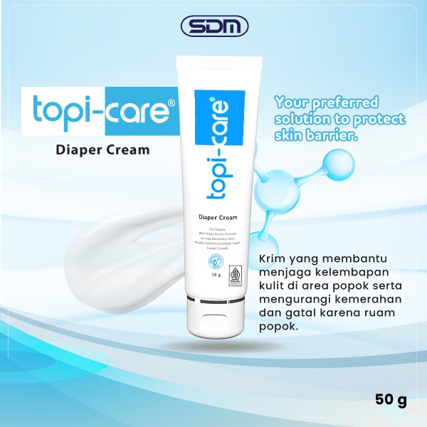 Jual TOPICARE DIAPER CREAM 50 G WITH TRIPLE ACTION I I Krim Ruam Popok ...