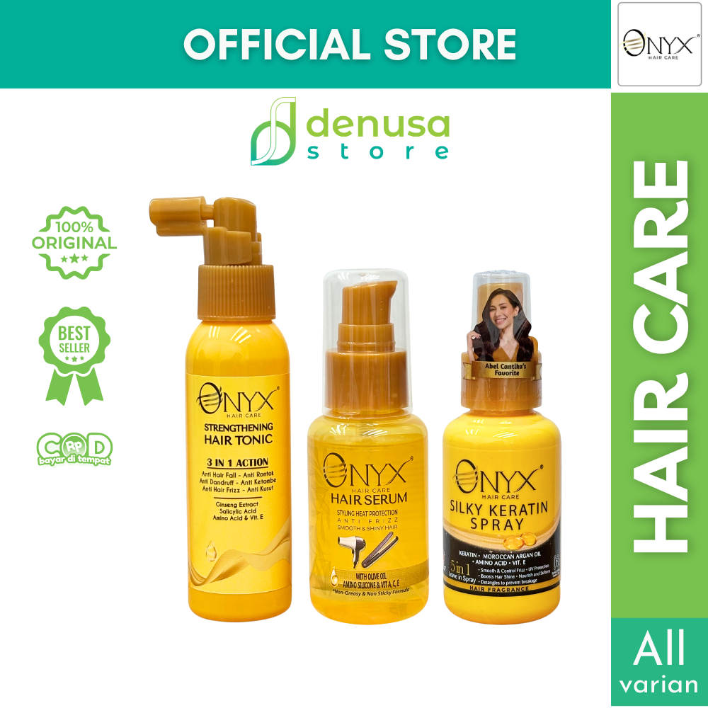 Jual ONYX Hair Care Serum | Vitamin Rambut Tonic Strengthen Silky ...