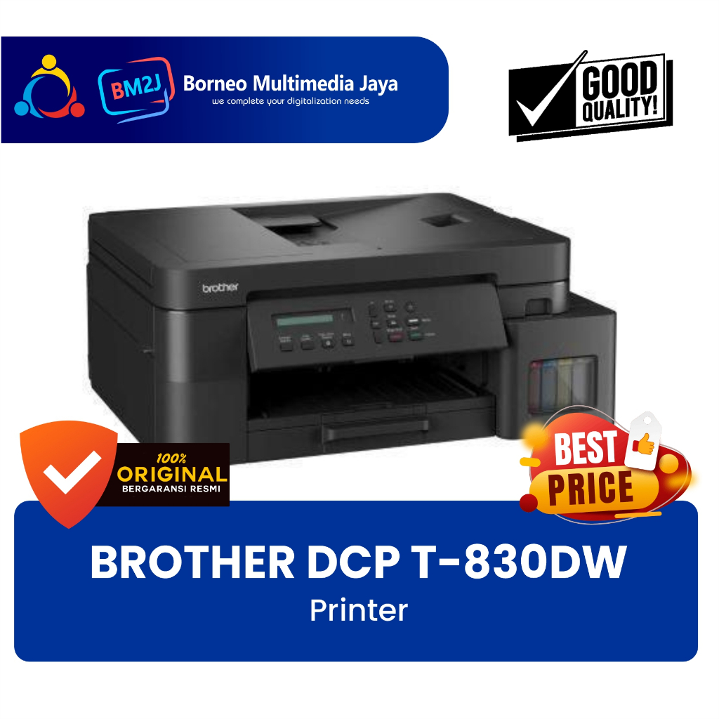 Jual Printer BROTHER Inkjet DCP-T830DW All In One Print Scan Copy ADF ...