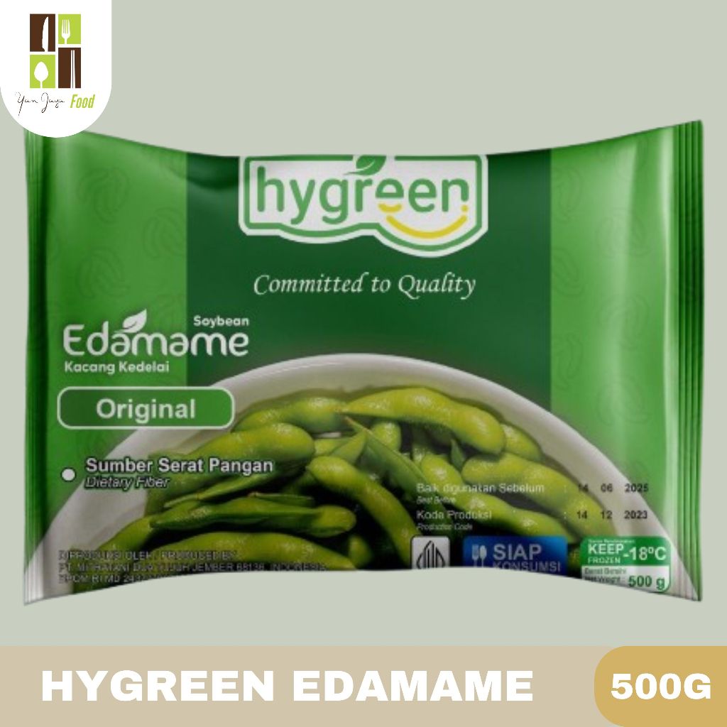 Jual Hygreen Edamame/ Original /Premium/ Unsalted 500g | Shopee Indonesia