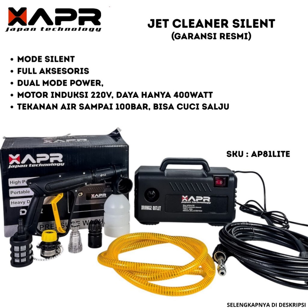 Jual APR JAPAN BIG SALE AP81LITE JET CLEANER STEAM CUCI MOTOR MOBIL AC ...