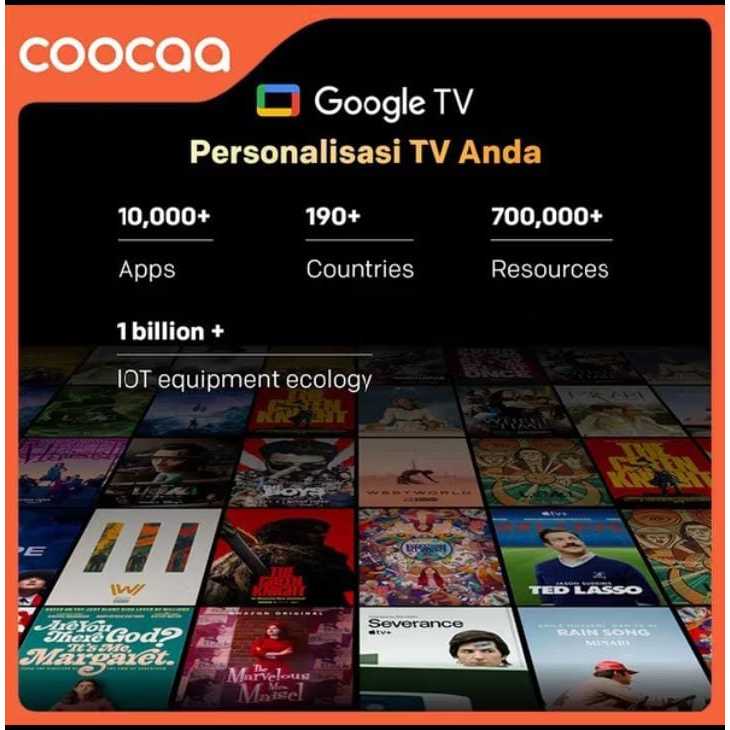 Jual NEW 2025!! COOCAA 32Z55 Google TV 32 Inch - 2K HDR 10 - Eye Care 5 ...