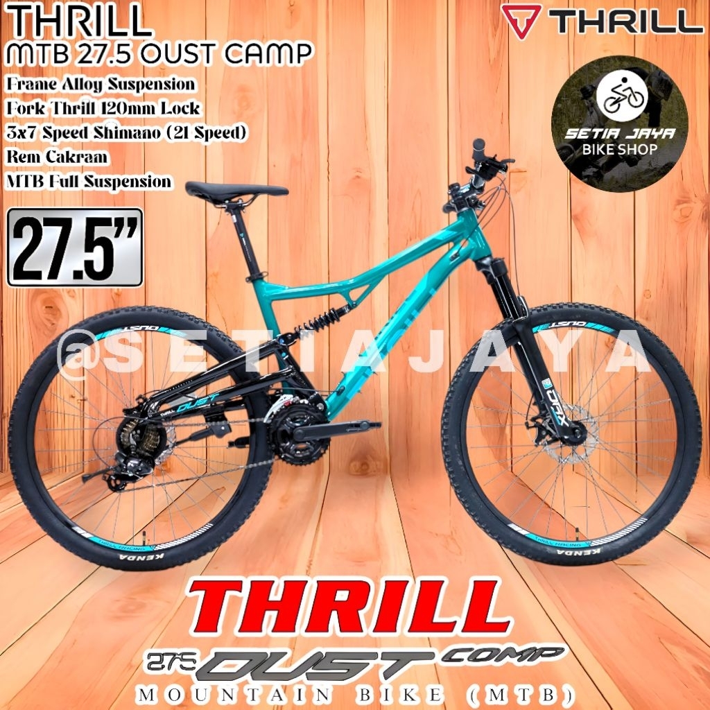 Jual Sepeda Gunung MTB 27.5 Inch THRILL OUST COMP Frame Alloy, 3x7 ...