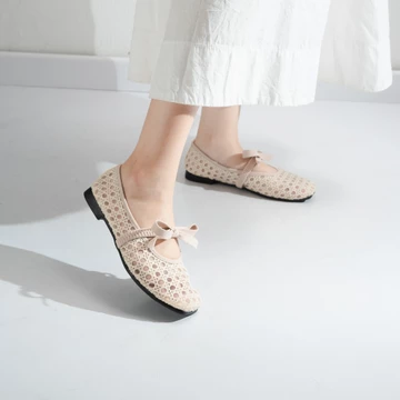 Camellia Sepatu Flat Shoes Pita Transparan Navisa Basic Collection