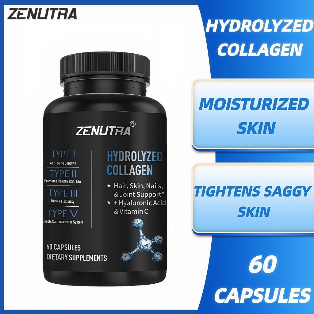 Jual Pil Kolagen Peptida Terhidrolisis, Tipe I, II, III, V, X, Suplemen ...