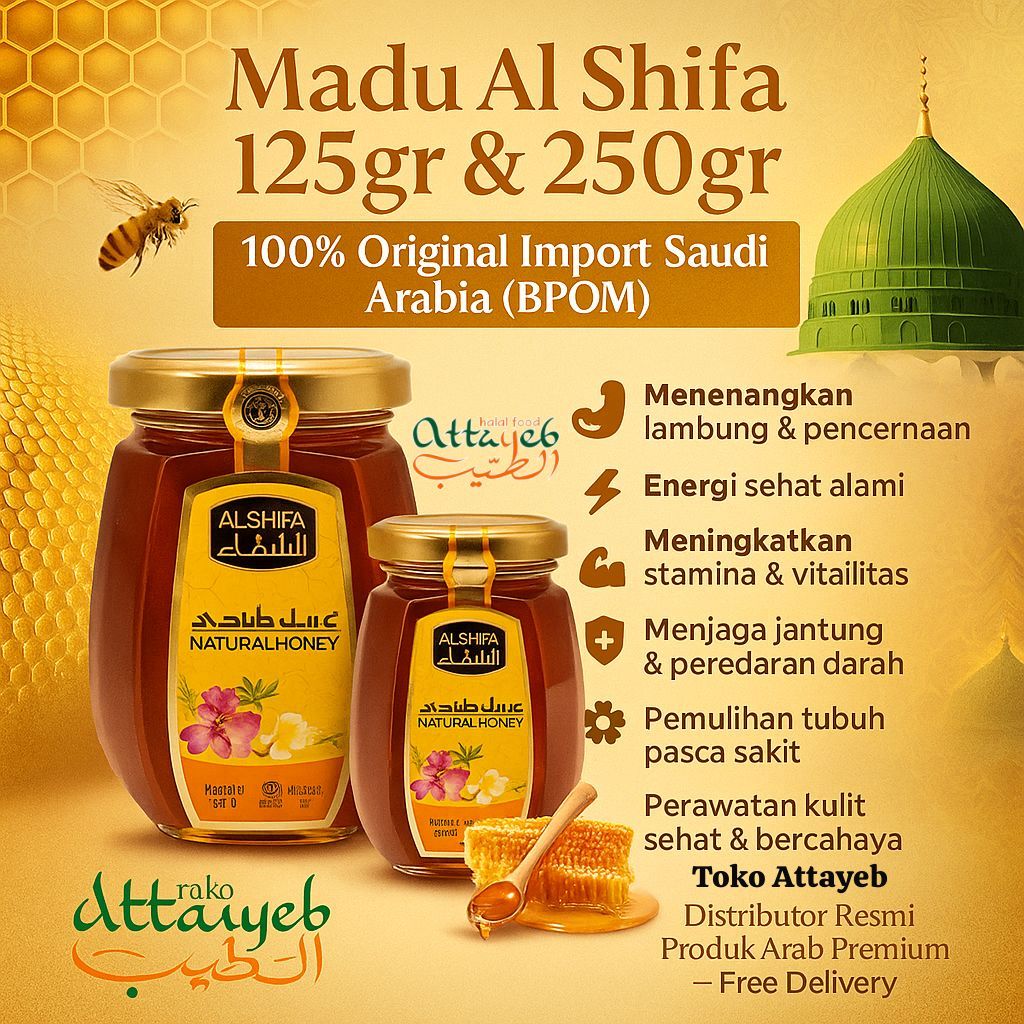 Jual Madu Al Shifa 250gr - 125gr Original Madu Al Shifa Natural Honey ...