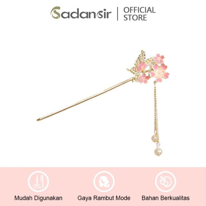 Jual Sadansir Tusuk Konde Bunga Gaya Cina Baru Rumbai Jepit Rambut ...