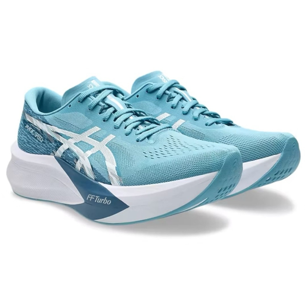 Jual ASlCS MAGlC SPEED 4 Sepatu Running Stillwater / Water | Shopee ...