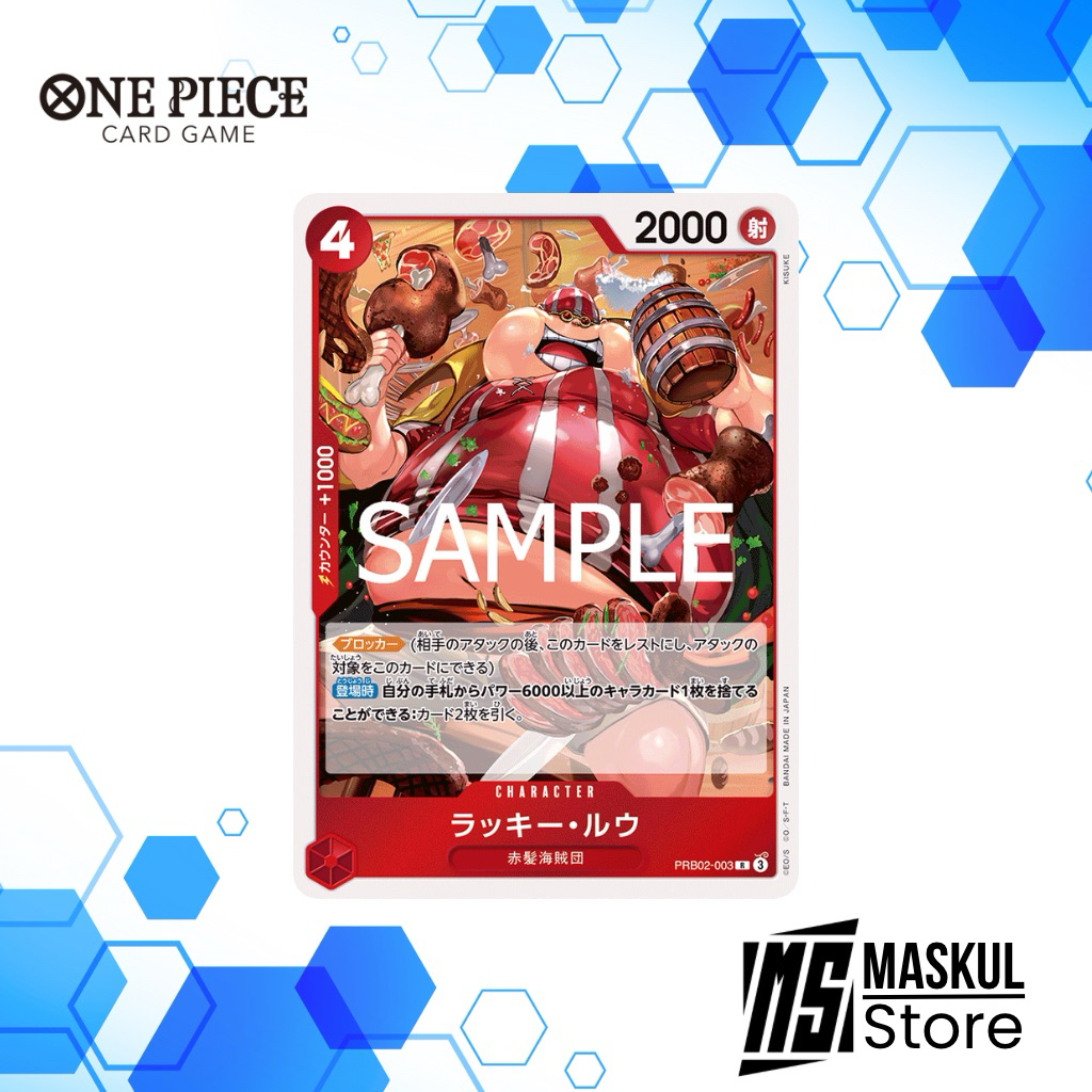 Jual Lucky Roux R PRB02-003 One Piece TCG Roux RARE | Shopee Indonesia