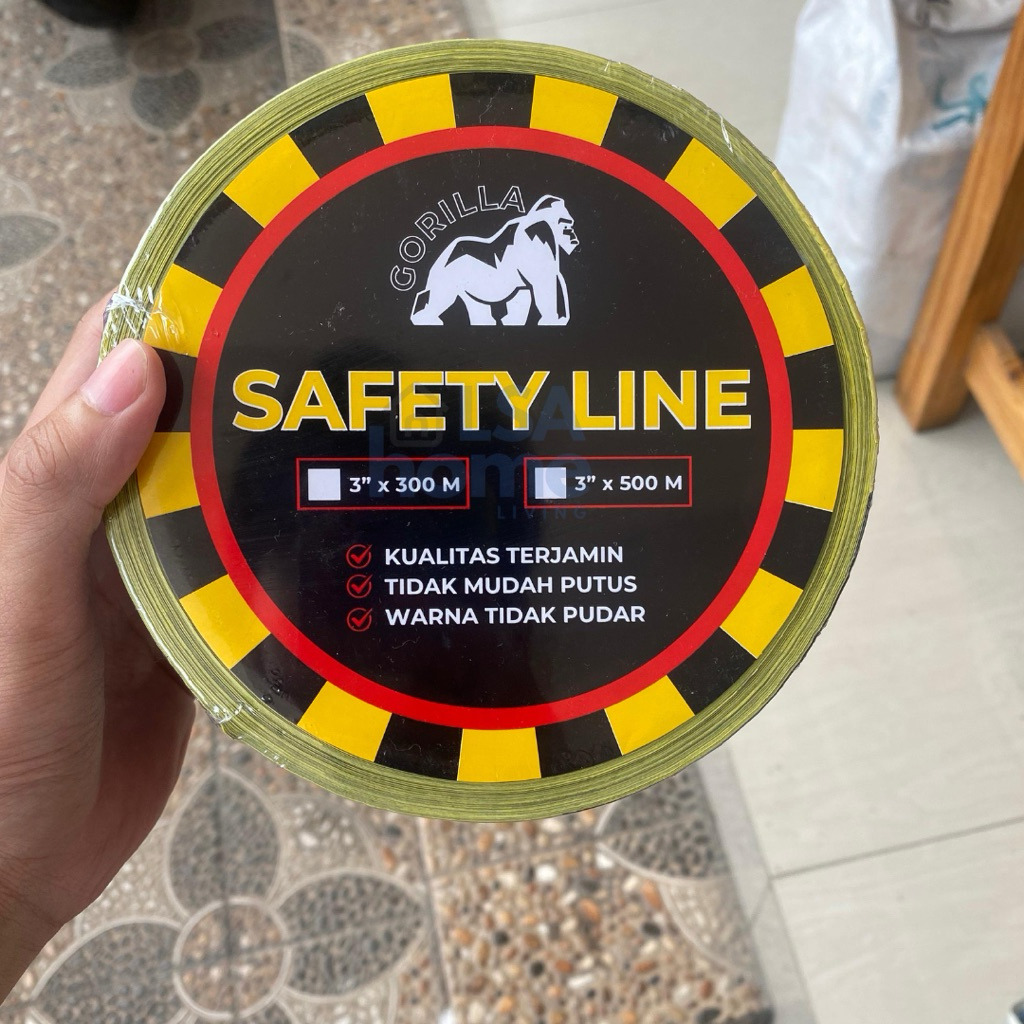Jual POLICE LINE / SAFETY LINE / BARRICADE TAPE 3 x 300 M MERK GORILLA ...