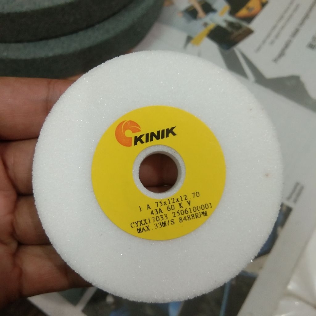 Jual Kinik inner Batu gerinda 75 x 12 x 12.7 mm Grit 60 KV Batu gerinda ...